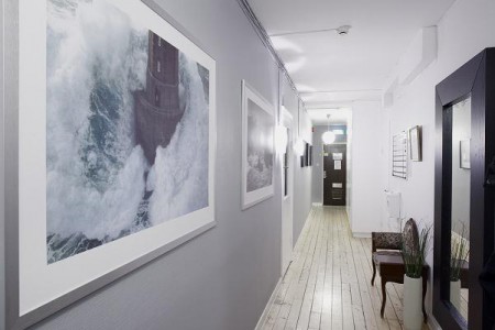 korridor till klienternas rum